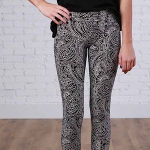 Boutique Paisley Leggings. Super soft -